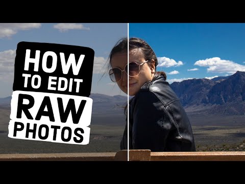 Adobe Camera RAW 101 - How To Edit RAW Photos (Basic Retouching Tutorial in Photoshop)