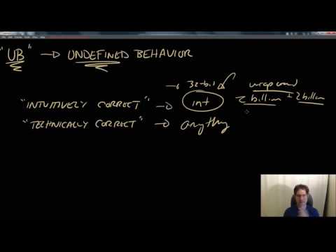 Handmade Hero Chat 011 - Undefined Behavior