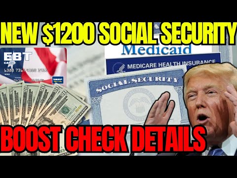 NEW $1200 Social Security Boost Check from Congress SSA SSI SSDI