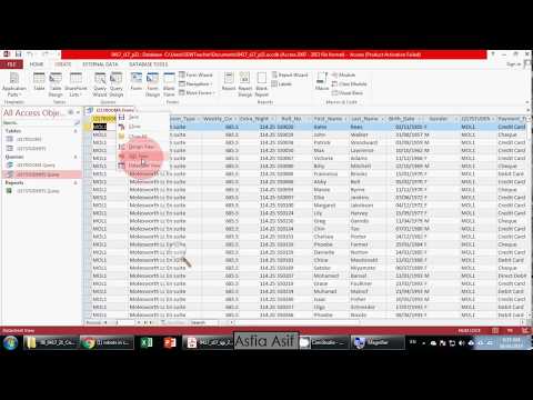 IGCSE ICT June 2017 p21 database