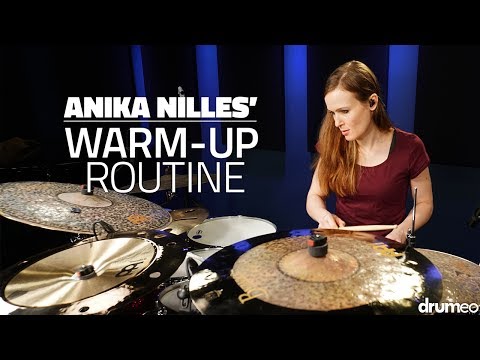 Anika Nilles' Top Two Warm-Up Routines - Drum Lesson (Drumeo)