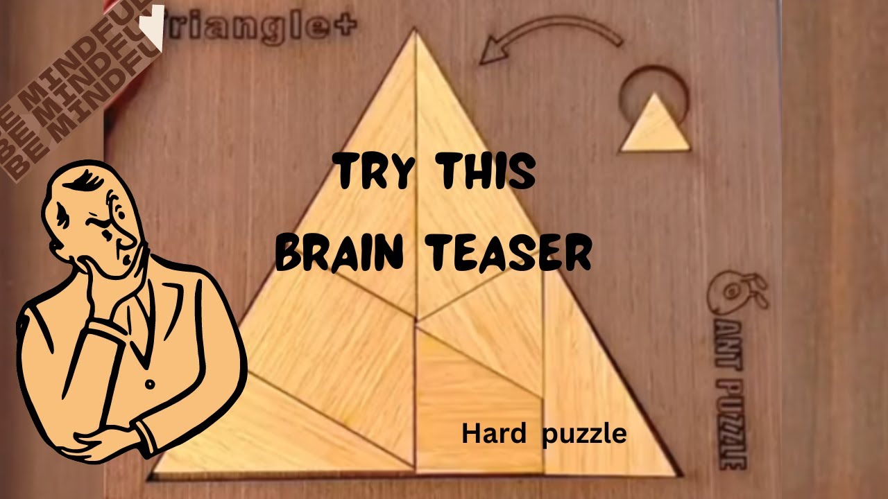 How can you put small triangle into the puzzle / Brain teaser 46 #braingamessolution #brainteasers