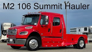 A preview image of the linked video showcasing 2023 Freightliner M2 106 Summit Hauler