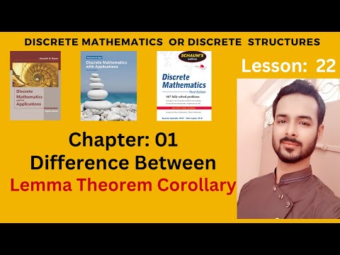 Lesson 22 Theorem VS Lemma VS Corollary in Discrete Mathematics