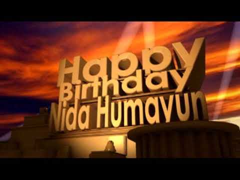 Happy Birthday Nida Humayun