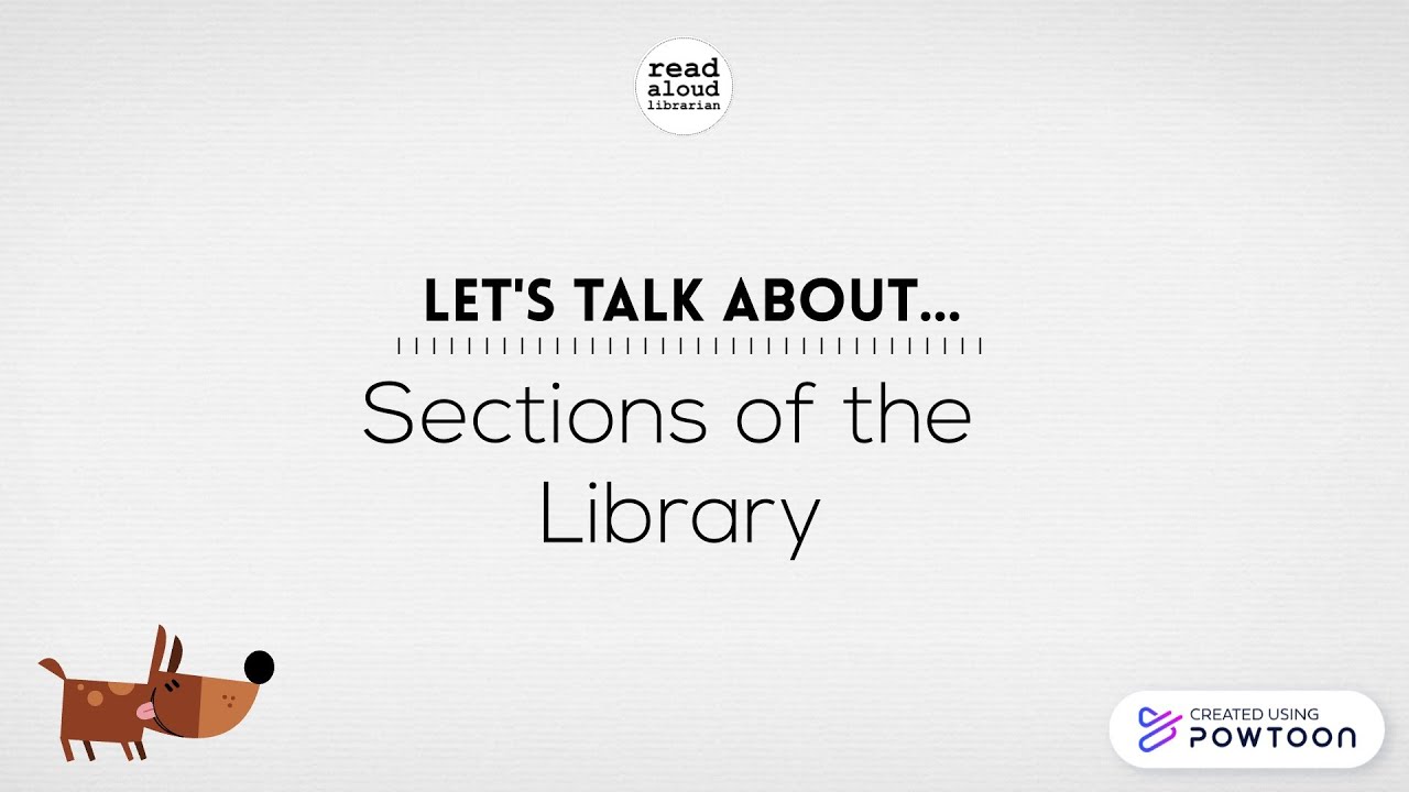 Library Orientation: Sections of the Library – Library Skills for Kids