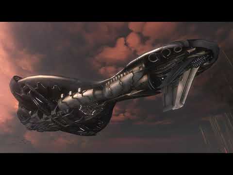 Covenant CCS-class battlecruiser sfx(Halo Reach)