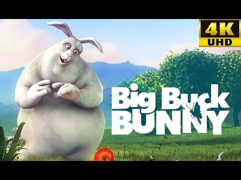 Мультик про кролика Большой Бак Банни в 4K Ultra HD Cartoon about a rabbit Big Buck Bunny 关于一只兔子的卡通