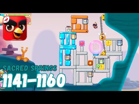 Angry Birds Journey: Levels 1141-1160 (Sacred Springs) Gameplay - Part 58