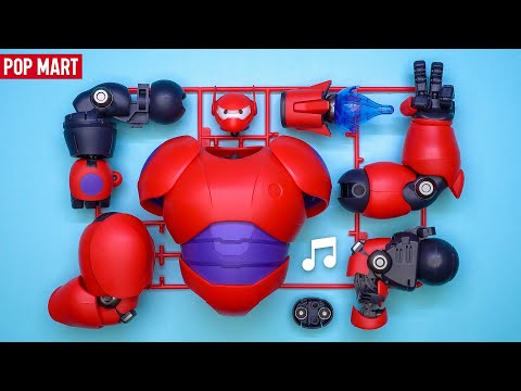♪Build: Baymax Mecha｜Big Hero 6｜POP MART｜Satisfying beat building｜Speed build｜Model Kit