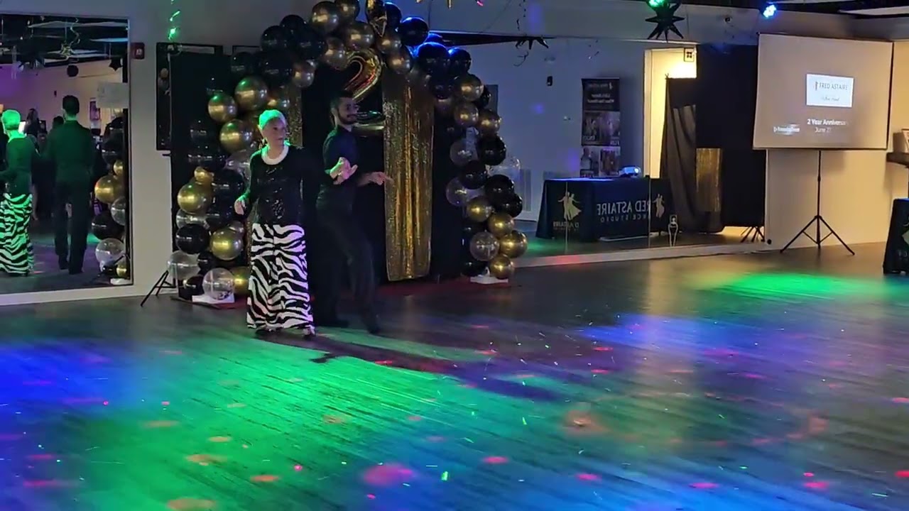 Chacha/Rumba Show by Lydia & Davy at our 2 Year Anniversary Party