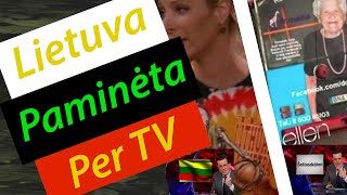 Lietuvos Vardas Paminėtas Per TV - Lithuania name - Famous Lithuanians - Funny compilation