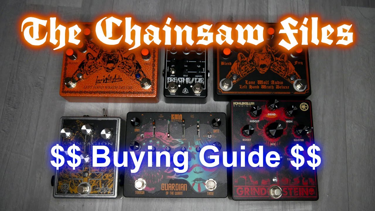 The Chainsaw Files Buying Guide - 5 + 1 Over the Top Boutique HM-2 pedals full of features.