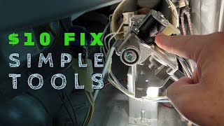 Whirlpool Duet Gas Dryer Not Heating — Gas Valve Solenoid Coils Replacement