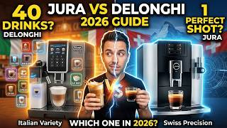 Jura vs DeLonghi 2026 – 6 Models Compared (Which Should You