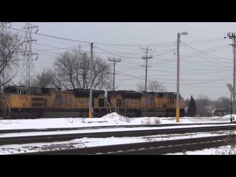 UP 8555 TRAIN LOCOMOTIVE WI