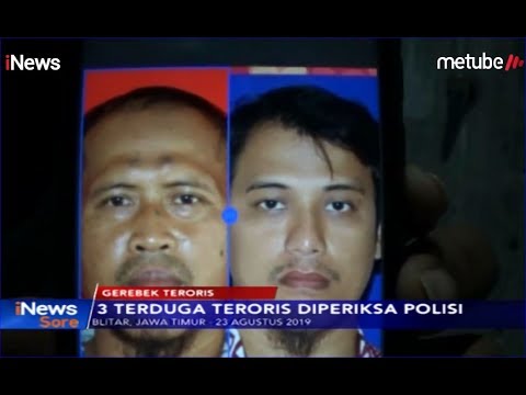 Densus 88 Tangkap 3 Terduga Teroris di Dua Lokasi Berbeda di Blitar - iNews Sore 24/08