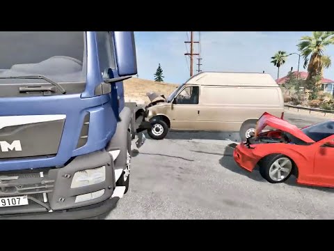 Top 5 Realistic Crashes Today #25 - BeamNG.Drive