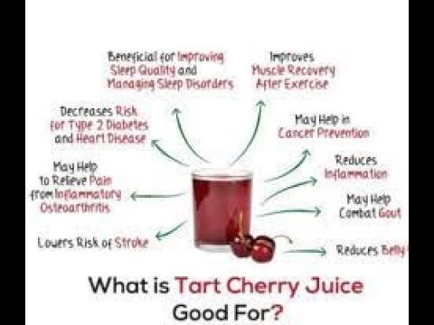 Benefits of Tart Cherry Juice #insomnia #sleep #gout