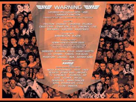 Eazy - Dr Atmore Taken From Dj Hazard's Set @ Warning Cambridge 2014 With Mc Eksman