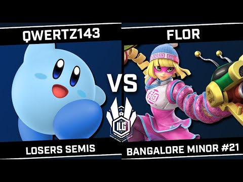 qwertz143 (Kirby/Mii Gunner) vs FLOR (Min Min) - ILG Bangalore Minor #21