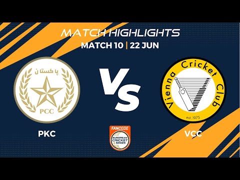 Match 10 - PKC vs VCC | Highlights | FanCode ECS Austria, 2022 Day 3 | ECS22.322