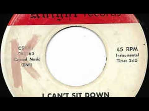 The Travelers - I Can't Sit Down - Private Arizona Surf / Rockabilly 45 1963 Knight