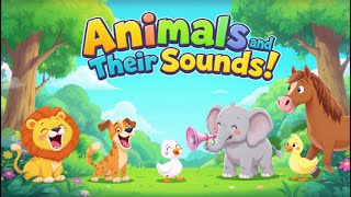 Animals and Their Sounds  For Kids