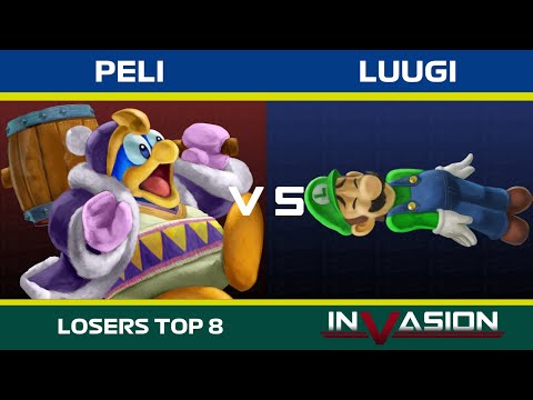 Invasion 2022: Losers Top 8 Cryme|Peli (Dedede) Vs Luugi (Luigi)