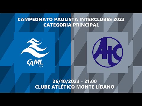 Clube Atlético Monte Líbano X Alphaville Tênis Clube - Principal - Campeonato Interclubes 2023