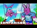 Comparison Of Dr Rabbit In Tubers Cave Dr Rabbit S World Tour