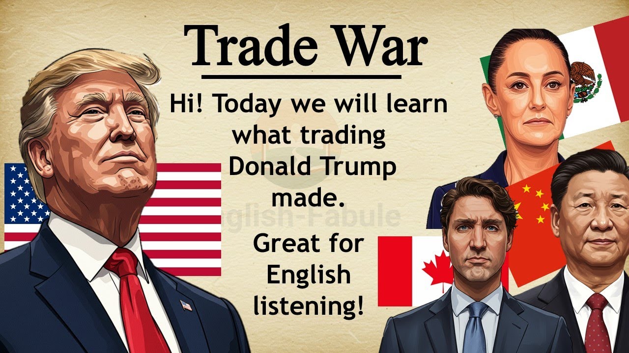 Trade: Trump's Tariffs || ✅ Learn English Through Story Level 3 || Graded Reader🎧