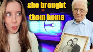 she lived with the bodies of her husband and twin sister