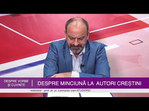 BIT TV - DESPRE VORBE SI CUVINTE: Despre minciuna la autori creștini/ pr. prof. Leonardo Atudorei
