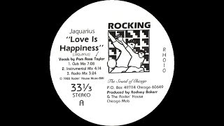 Jaquarius   Love Is Happiness Instrumental Mix