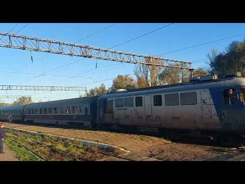 Trenul R-E 4006 pleaca din Staria Dej Călători/R-E 4006(Baia Mare-Cluj Napoca) leave Dej Calatori