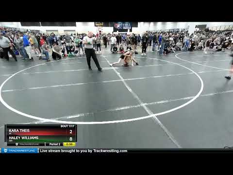 112 Lbs Cons. Round 2 - Haley Williams, OH Vs Kara Theis, IA 92d7