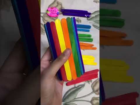 Poposiclestick pencil stand making✏️🌈🤩😍☺️#crafts#ytshorts#craftswithAteefa#stand,pls subscribe🙏