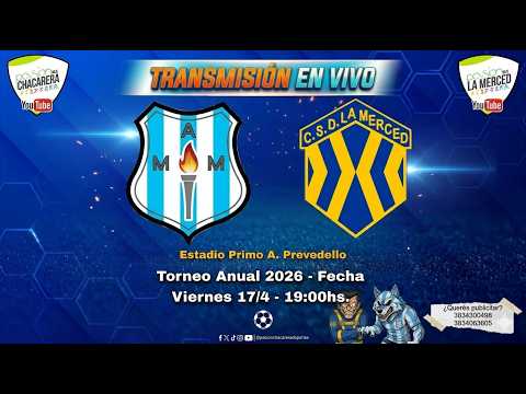 🔴Deportivo La Merced vs Ateneo Marino Moreno - Torneo Anual 2026 - Fecha 2