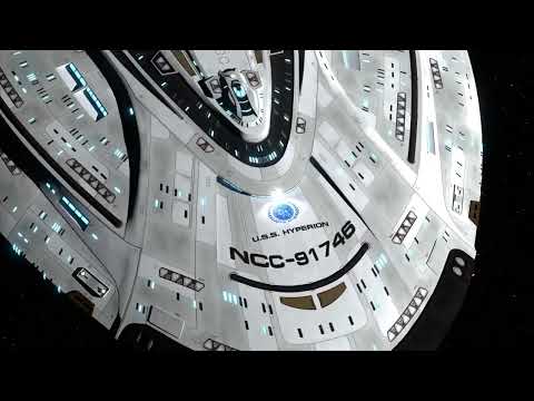 Star Trek Nemesis flyby with new odyssey class