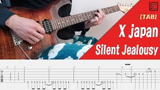 [TAB] X japan - Silent Jealousy Guitar Cover(inst.)