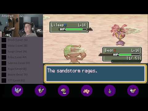 Pokemon Radical Red: Hardcore Nuzlocke attempts