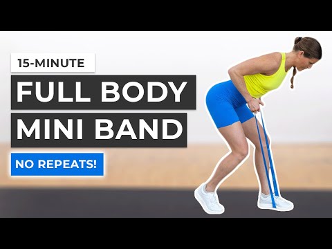 15-Minute Full Body Resistance Band Workout (No Repeats!)