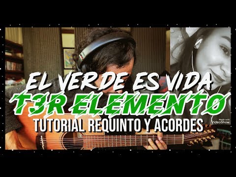 El Verde Es Vida - T3R Elemento - Tutorial - REQUINTO - ACORDES - Guitarra ft. Mis Alumnos!