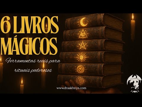 🔥6 LIVROS de Magia que MUDARAM MINHA VIDA (e minha prática!)📚✨