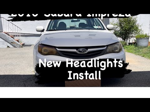 Headlight Install on Subaru Impreza