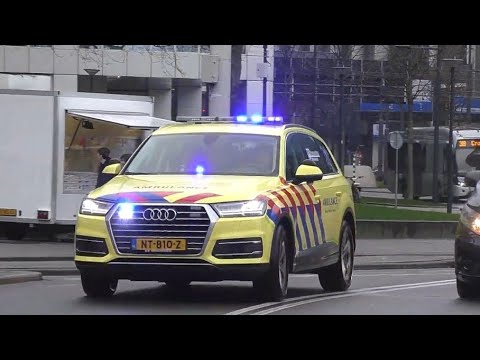Luchthoorn Defensie, Rijopleidng MMT + Reserve MMT en vele hulpdiensten met spoed in Rotterdam