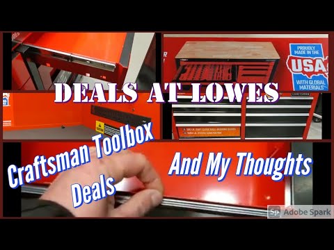Craftsman Toolboxes Holiday Deals at Lowes and my...