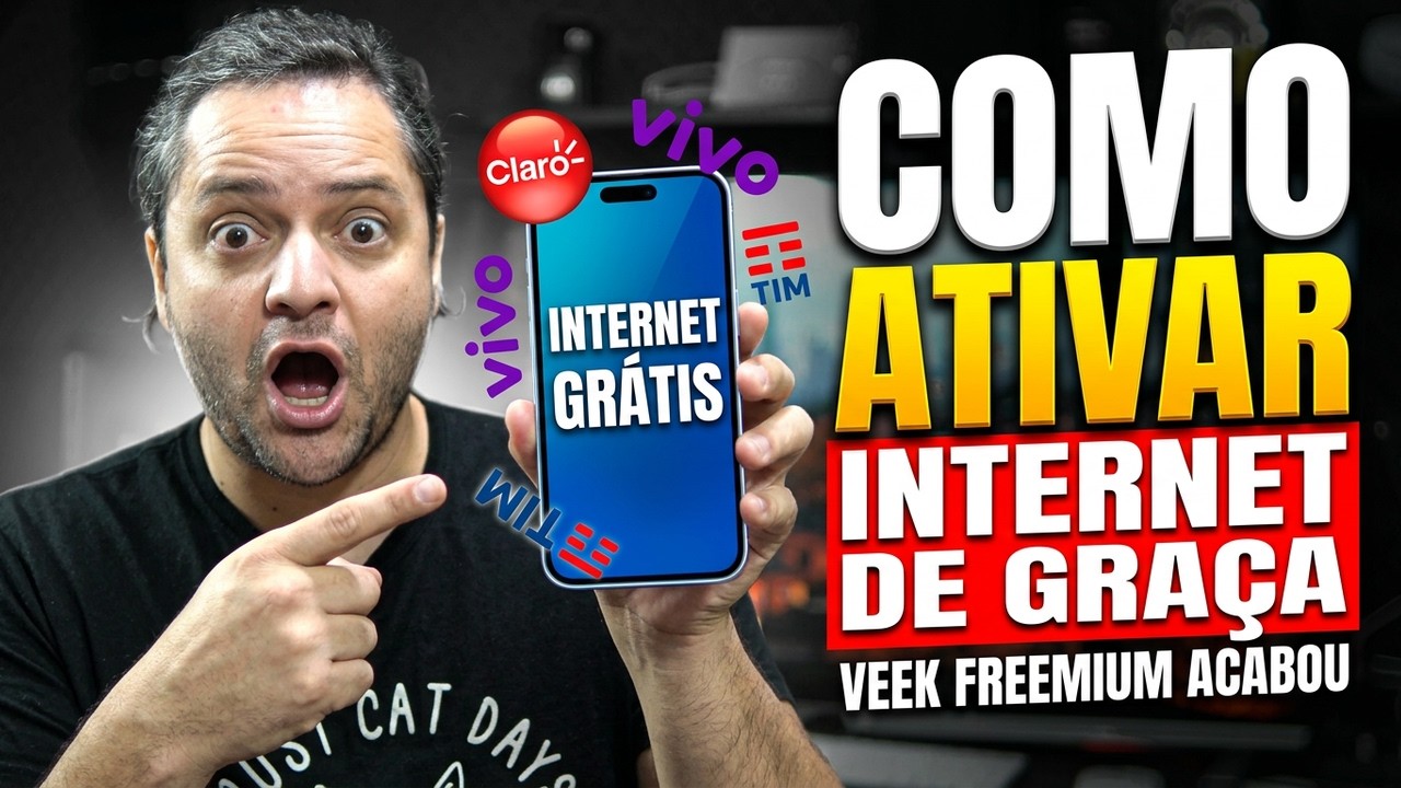 Adeus Veek! As novas opções para ter INTERNET DE GRAÇA no celular