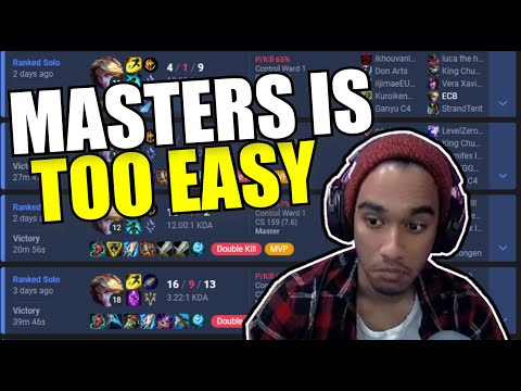 RANK 1 EZREAL DOMINATING MASTERS